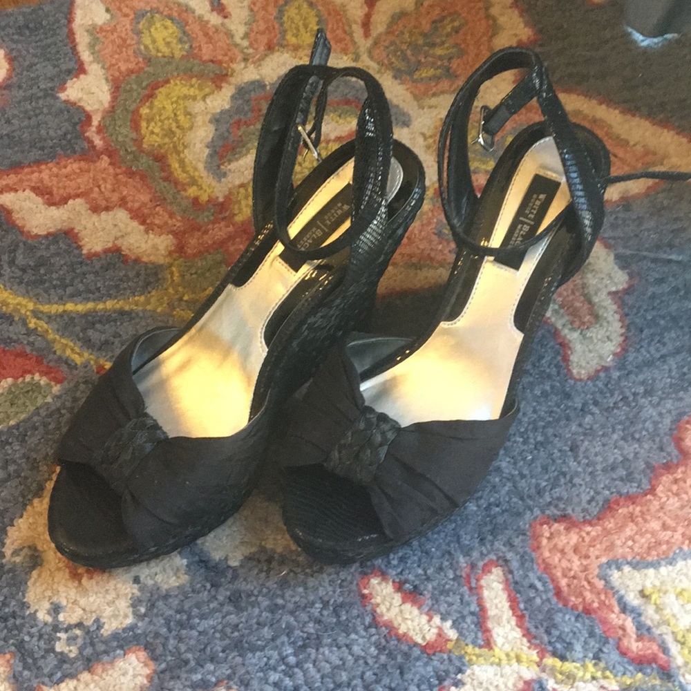 White House Black Market Wedge Sandals